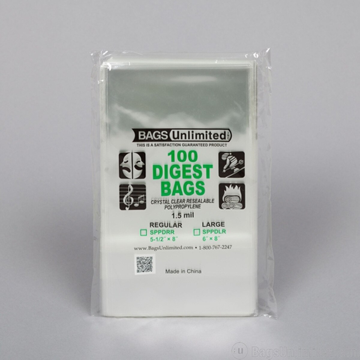 Clear Poly Sleeve for Reader's Dige
